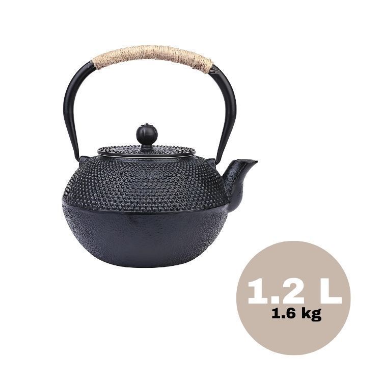 Tetera De Hierro Fundido 1.2L Estilo Japonés Antiguo-2