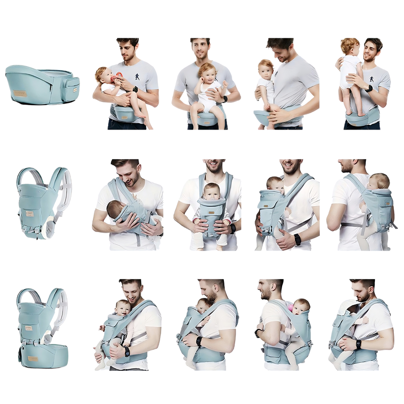 Portabebé Ergonómico 3 En 1 Multifuncional Mochila Infantil-2