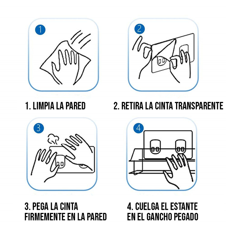 Organizador de Ducha Extraíble, Estante Multifuncional-3