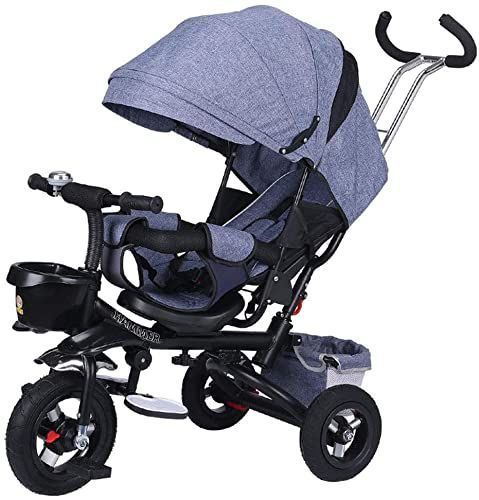 Triciclo Multifuncional Plegable 360° Con Sombrilla-0