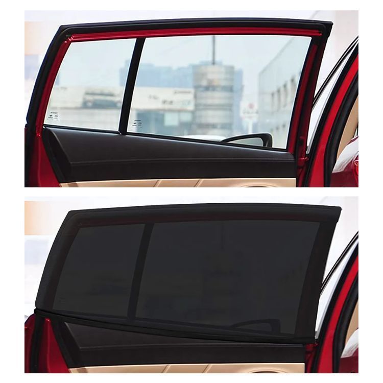 Set de 4 Mosquiteros Para Ventanas de Autos-2