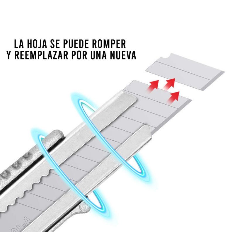 Set 5 Piezas Cutter Cuchillo Cortador con Cambio-2