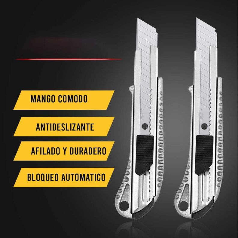 Set 5 Piezas Cutter Cuchillo Cortador con Cambio-4