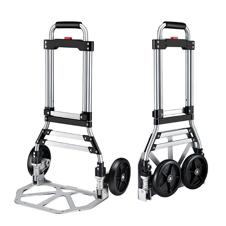 Carretilla de Carga Yegua Plegable Extensible Soporte 160 kg-1