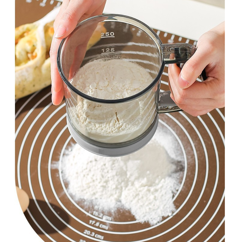 Cernidor Tamizador Harina Para Repostería Doble Filtro 250Gr-1