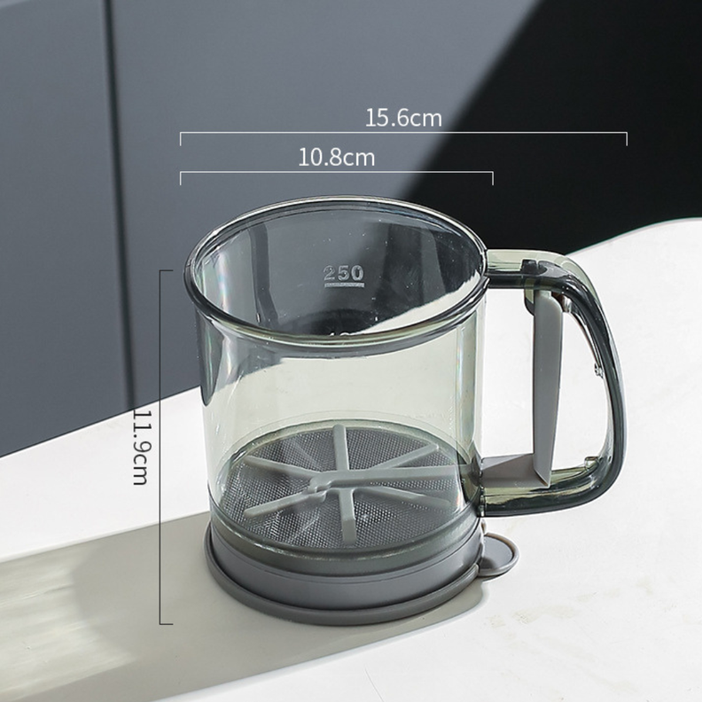 Cernidor Tamizador Harina Para Repostería Doble Filtro 250Gr-2