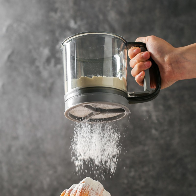 Cernidor Tamizador Harina Para Repostería Doble Filtro 250Gr-6