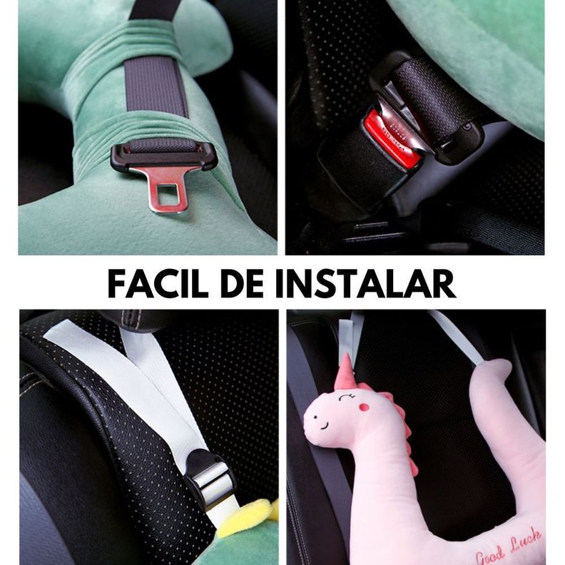 Cojín para Cinturón de Auto Niños Viajes Cojin Colgante-4