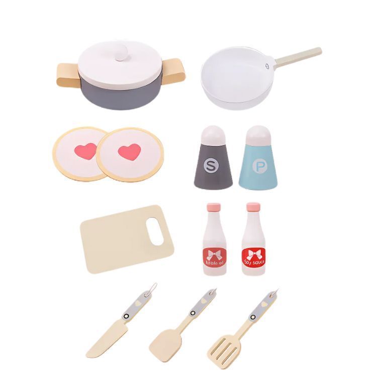 Juego Set De Cocina+Utensilios De Madera-2