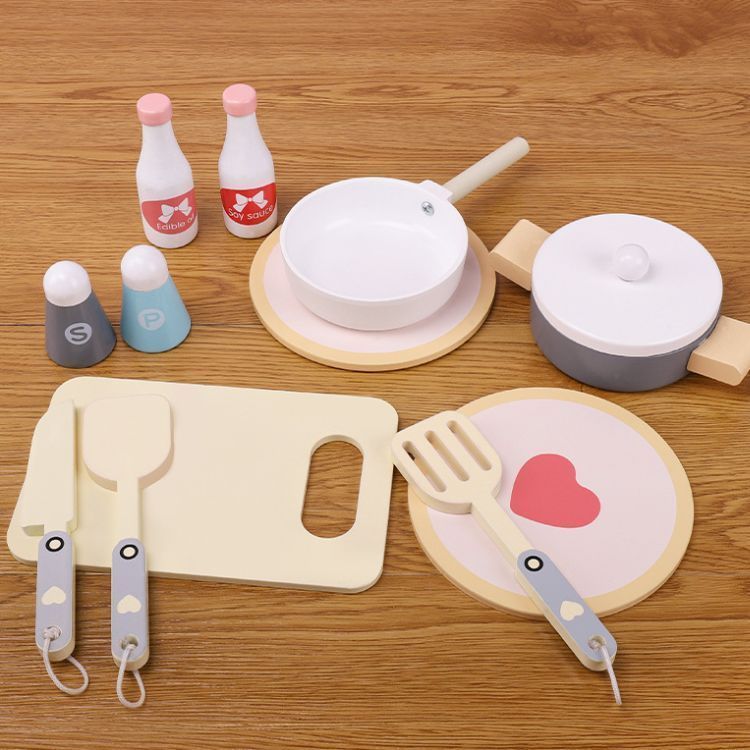 Juego Set De Cocina+Utensilios De Madera-3