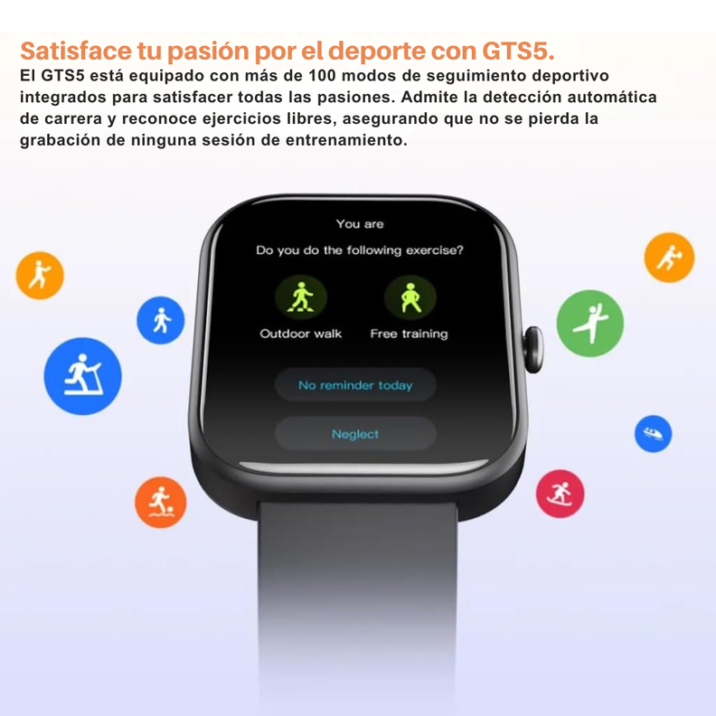 SMARTWATCH GTS5 Bluetooth 5.0 Monitor De Salud Deportivo-7