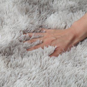 Alfombras Bajada Cama Peluditas Livianas De 160x50 Cm-3