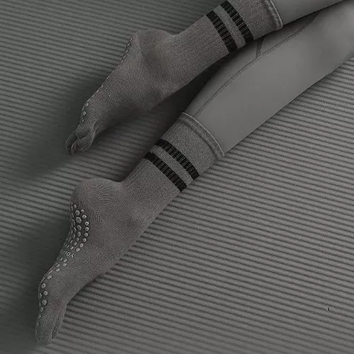 Calcetines Térmicos Con Dedos Antideslizantes Yoga Deporte-4