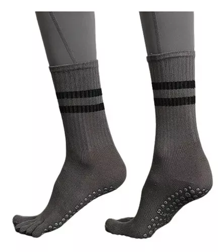 Calcetines Térmicos Con Dedos Antideslizantes Yoga Deporte-1