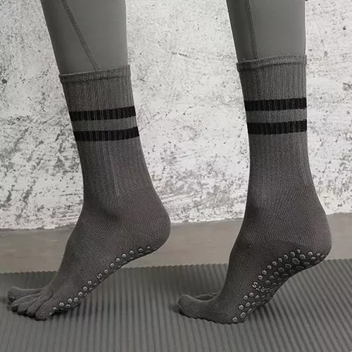 Calcetines Térmicos Con Dedos Antideslizantes Yoga Deporte-2