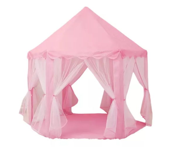 Carpa Castillo Juguete Niños Interior Exterior Hexagonal-1