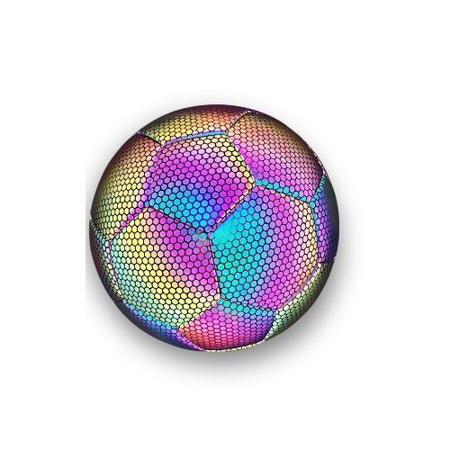 Pelota de Futbol Fluorescente Reflectante Luminoso-1