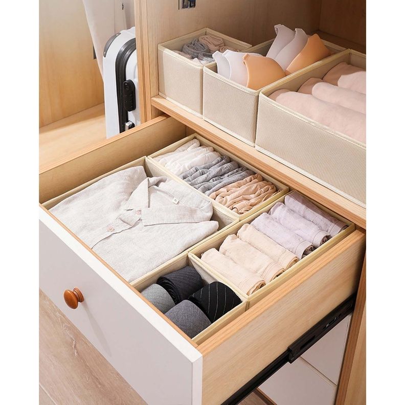 Set de 6 Cajas Plegable Organizador de Ropa-2
