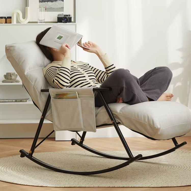 Sillón Mecedora Comodidad Interior Exterior Reclinable Hogar-6
