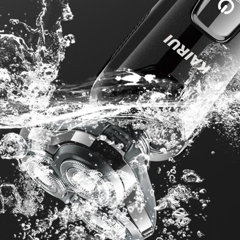 Máquina Afeitadora Eléctrica Lavable Multifuncional-4