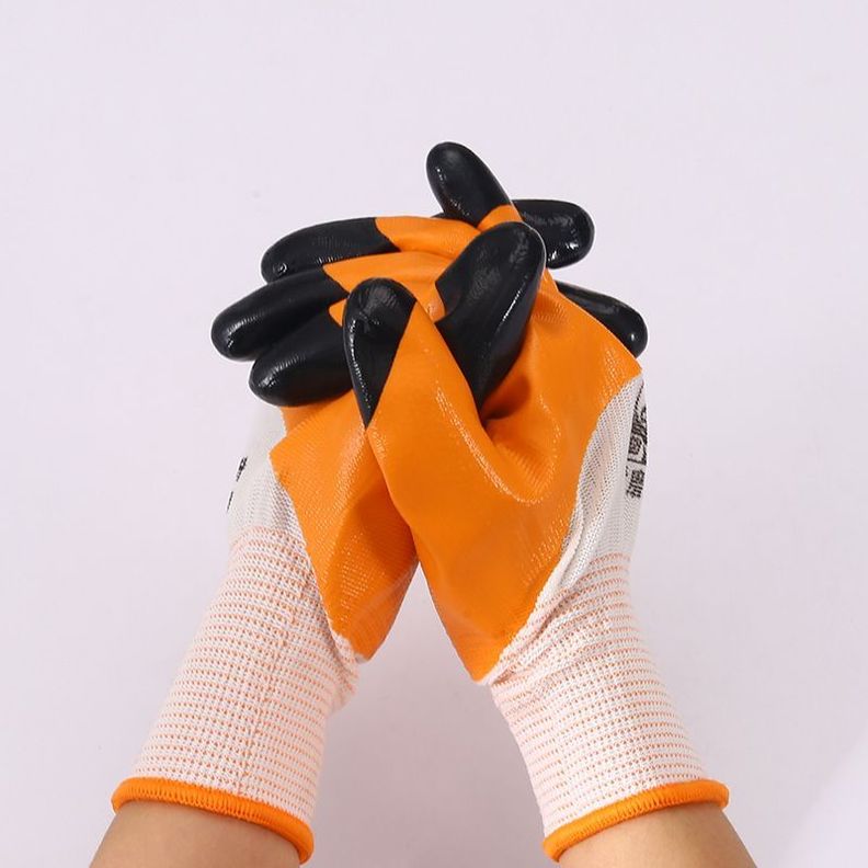 Pack x12 Guantes de Goma Antideslizantes Jardin Limpieza y mas-2