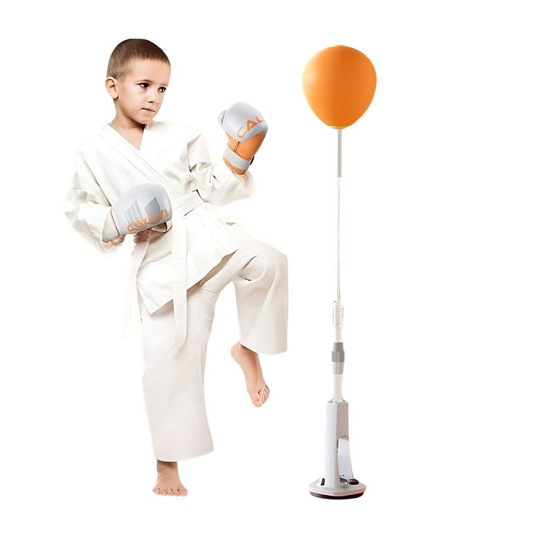 Pelota De Boxeo Con Base Ajustable Entrenamiento Para Niños-0