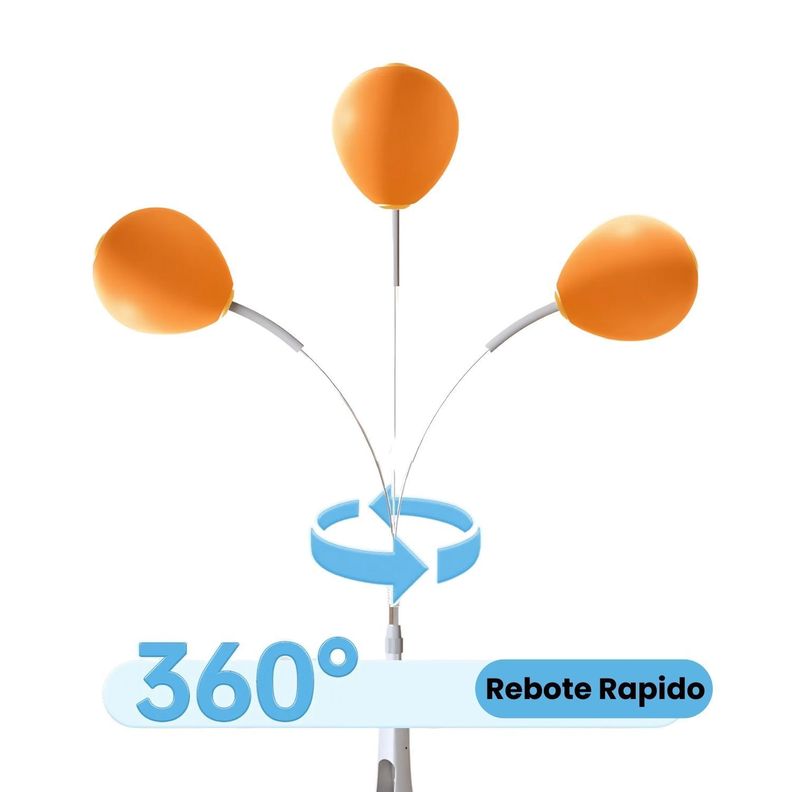 Pelota De Boxeo Con Base Ajustable Entrenamiento Para Niños-2