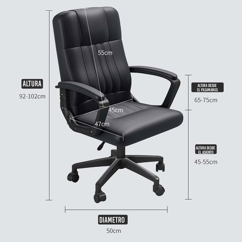 Silla Ergonomica 360 De Oficina U Hogar Ejecutiva-3