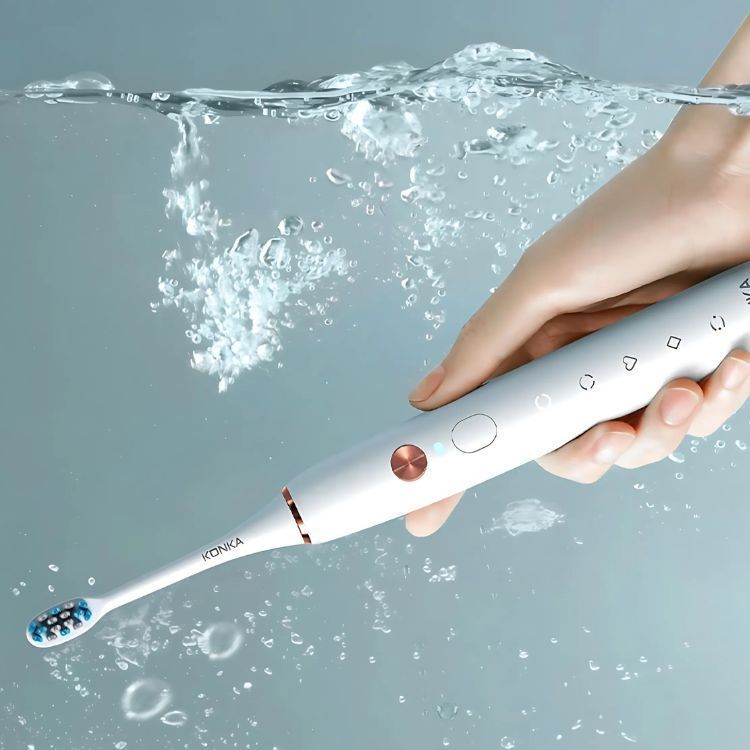 Cepillo de Dientes Eléctrico con 5 Cabezas de Repuesto-2