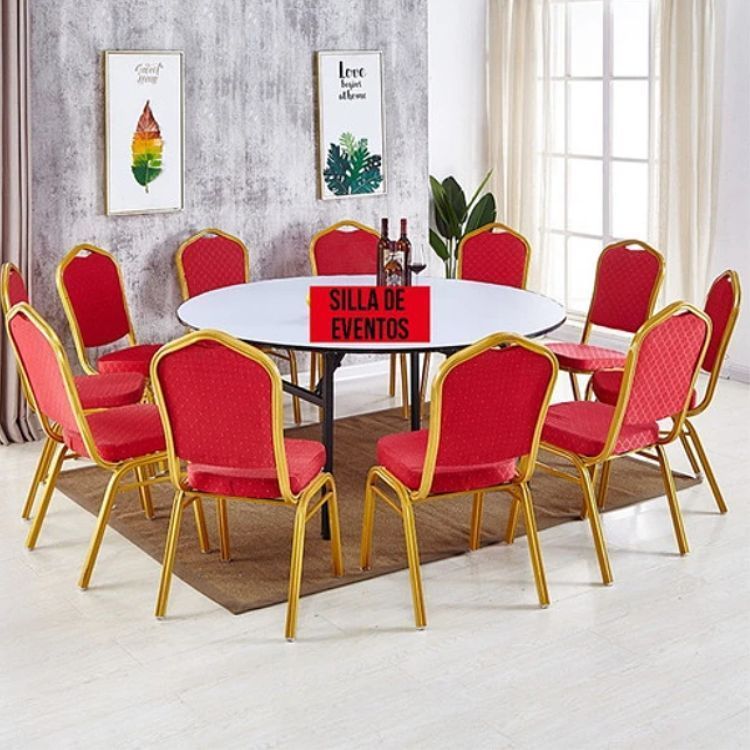 Pack 4 Silla Tapizada Eventos Fiestas Conferencias Comedor-3