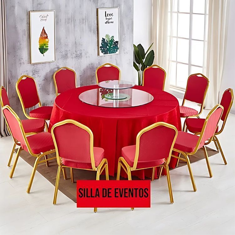 Pack 4 Silla Tapizada Eventos Fiestas Conferencias Comedor-4