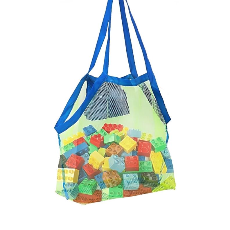 Bolsa De Malla Portátil Unisex Almacenamiento Juguetes Playa-1