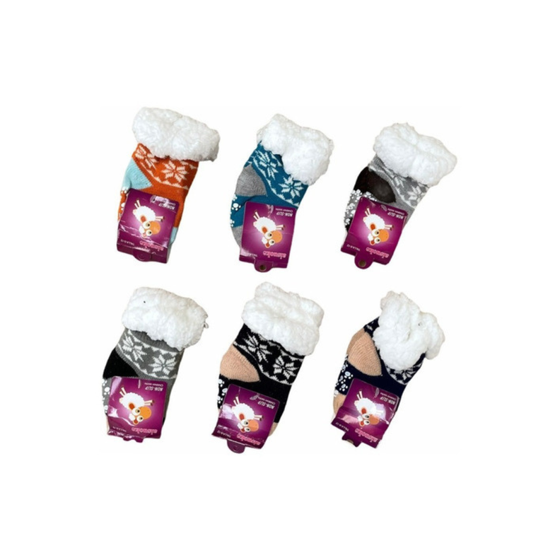 Pack 3 Pares Calcetines Antideslizante Interior Con Chiporro Baby Niño-0