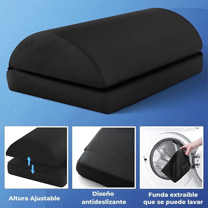 Reposapiés Almohadilla Para Piernas Acolchado De Escritorio-4