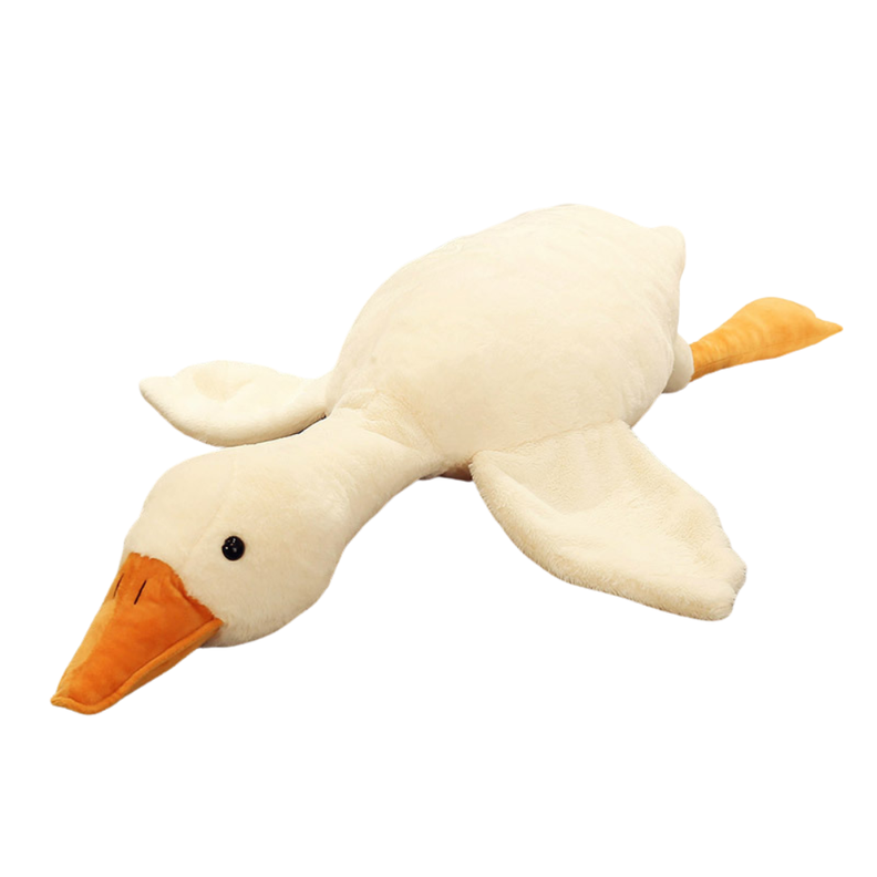 Peluche Ganso De Felpa Kawaii Almohada Gigante Suave 160cm-0