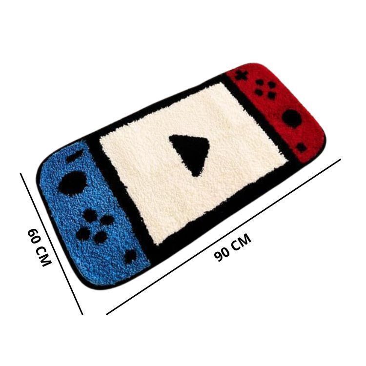 Alfombra Joystick Habitación Gamer Sala De Juegos Decorativo-2