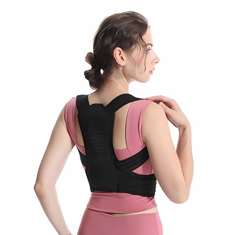 Corrector De Postura Espalda Faja Ajustable Unisex-0