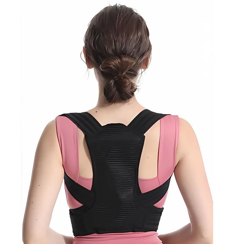 Corrector De Postura Espalda Faja Ajustable Unisex-1