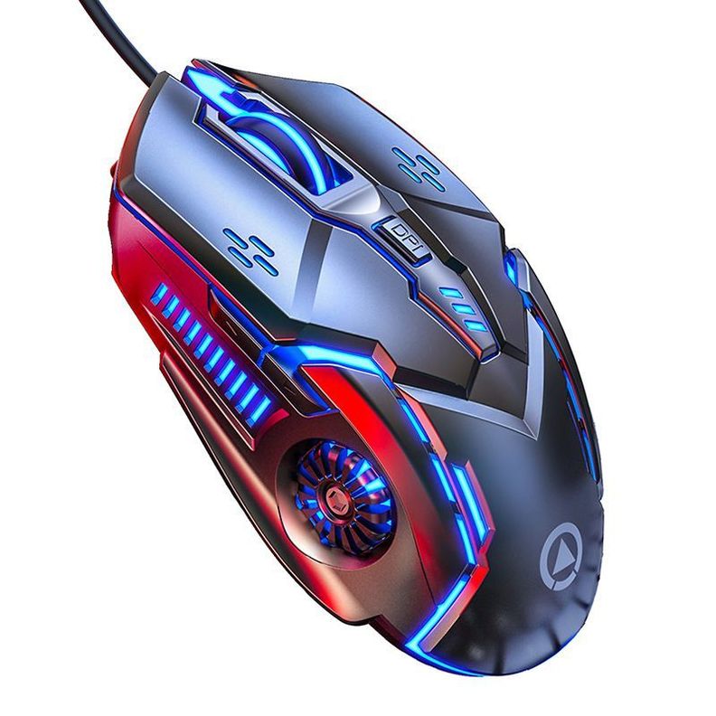 Mouse Gamer Raton 6D Ergonómico USB Optico Para Juegos-0