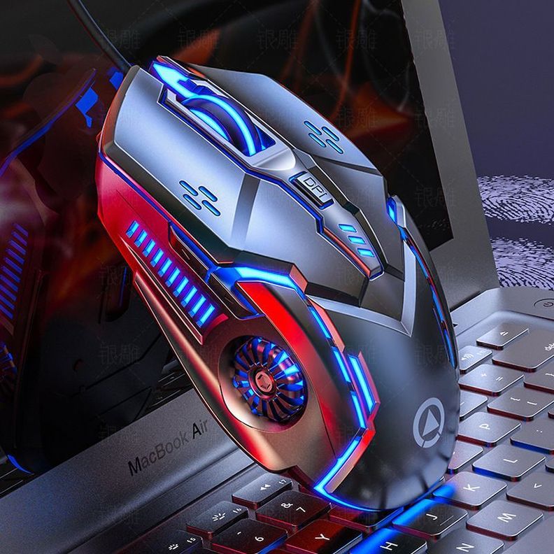 Mouse Gamer Raton 6D Ergonómico USB Optico Para Juegos-1