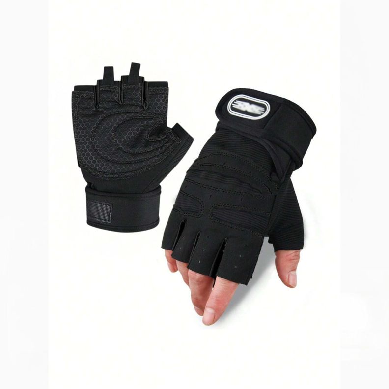 Guantes Deportivos Con Muñequera Para Gym Crossfit Bicicleta-1