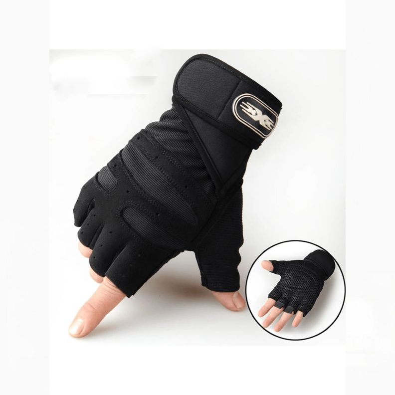 Guantes Deportivos Con Muñequera Para Gym Crossfit Bicicleta-2