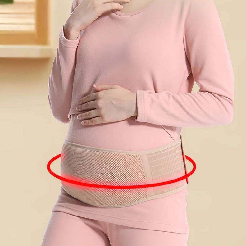 Faja Preparto Cinturon Ajustable Soporte Maternal Embarazo-2