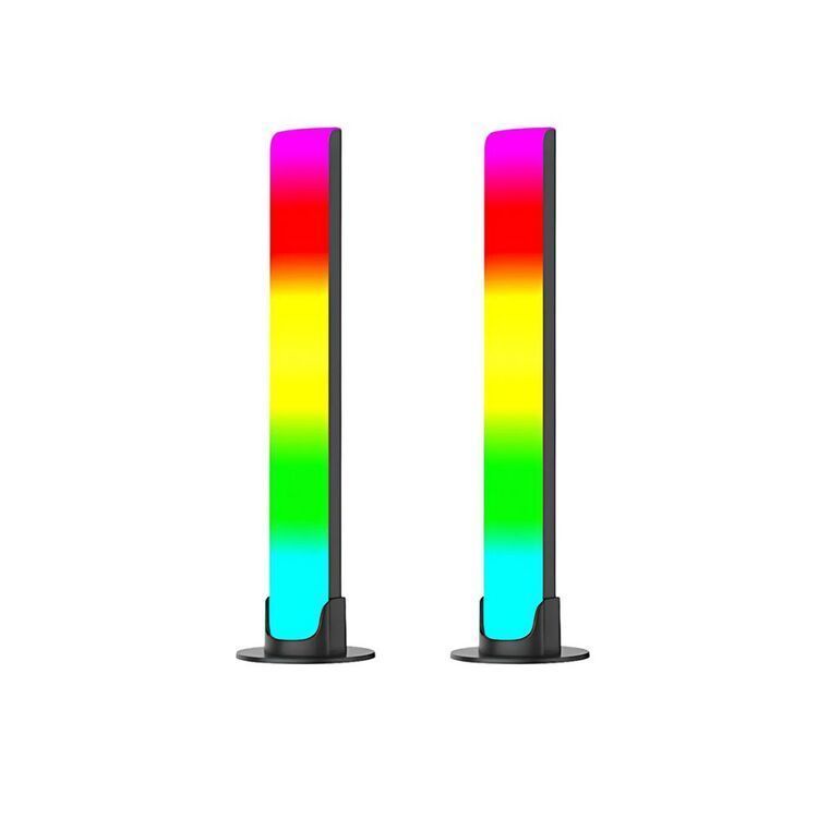 Pack 2 Luces RGB Ritmo Ambiental Recargable-0