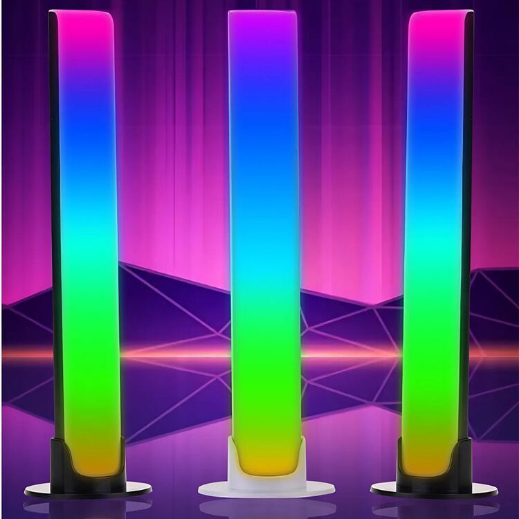Pack 2 Luces RGB Ritmo Ambiental Recargable-2