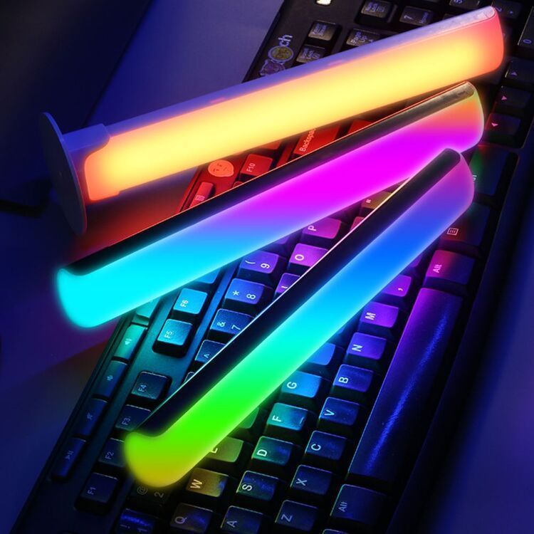 Pack 2 Luces RGB Ritmo Ambiental Recargable-3