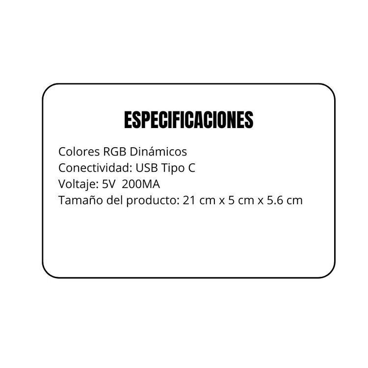 Pack 2 Luces RGB Ritmo Ambiental Recargable-5