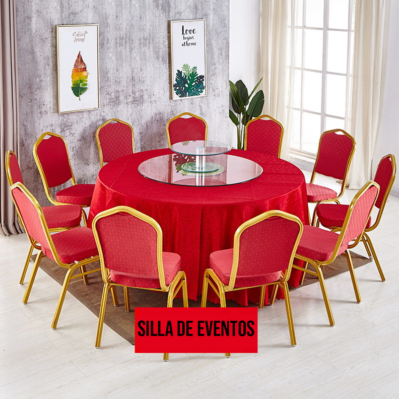 Silla Tapizada Apilable Eventos, Fiestas, Conferencias y Mas-3