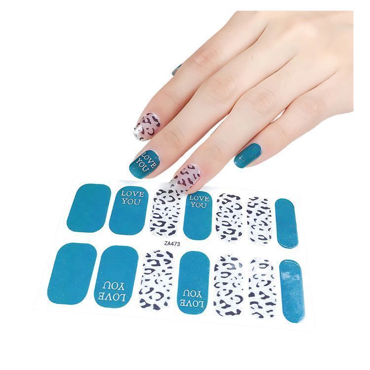 Set 10 Láminas Gel Esmalte Uñas Manicure Pintura Variados-1