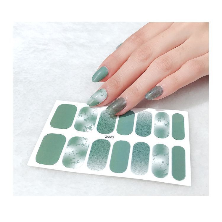 Set 10 Láminas Gel Esmalte Uñas Manicure Pintura Variados-7